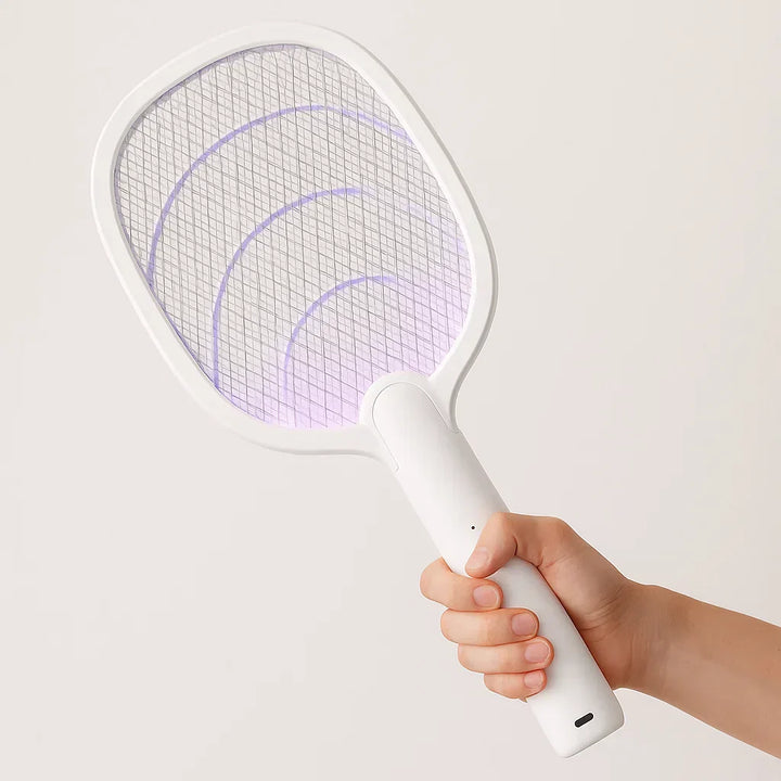 Rechargeable 2-in-1 Electric Fly Swatter and Insect Destroyer – 2500V Without Chemicals | Bowlift