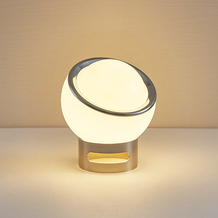 BowLift | Elegant Bauhaus Table Lamp made of Opal Glass