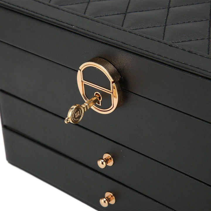 BowLift | AURELIA BOX – Multi-Layer Leather Jewelry Organizer for Stylish Storage
