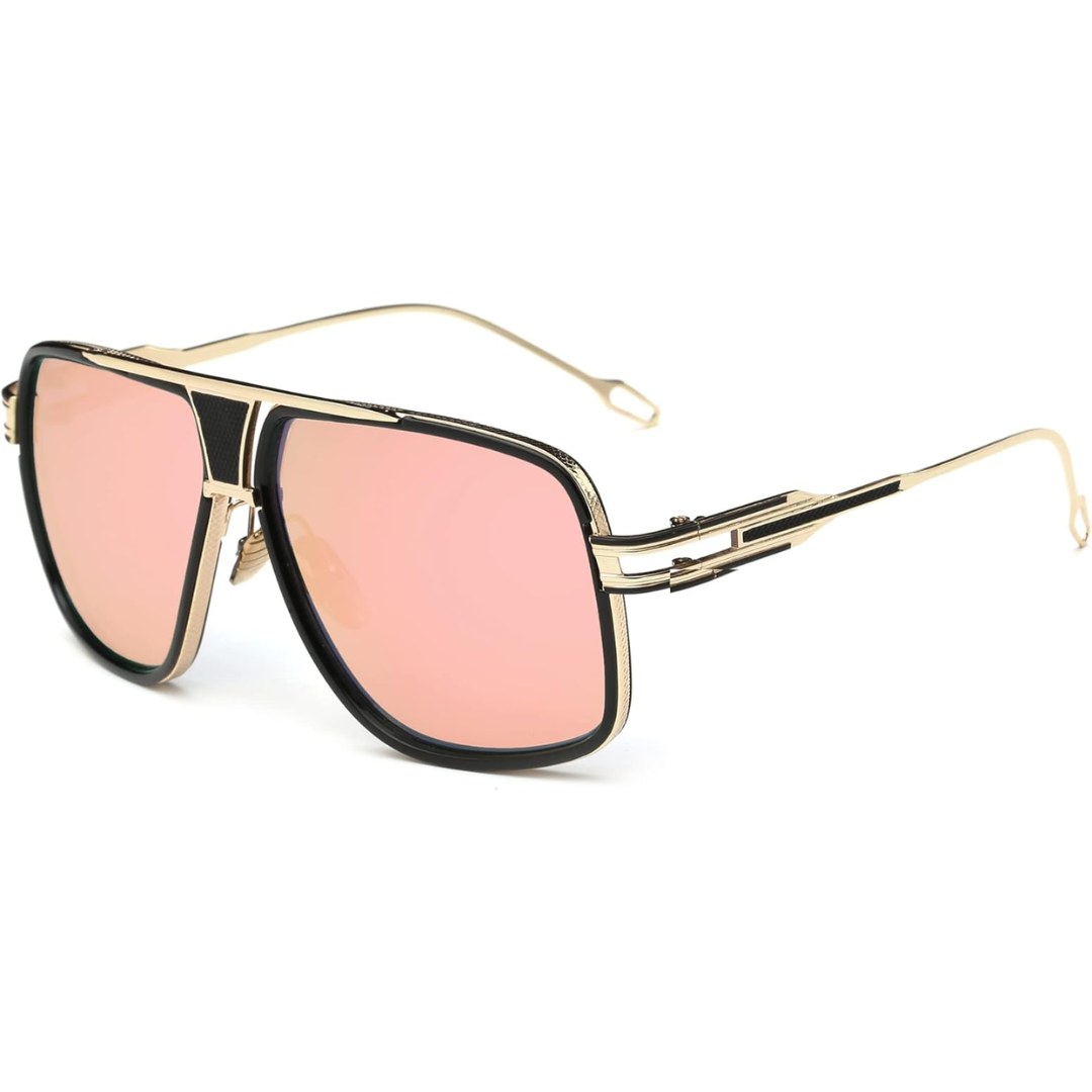 BowLift | Men’s Aviator Sunglasses with Alloy Frame and UV Protection