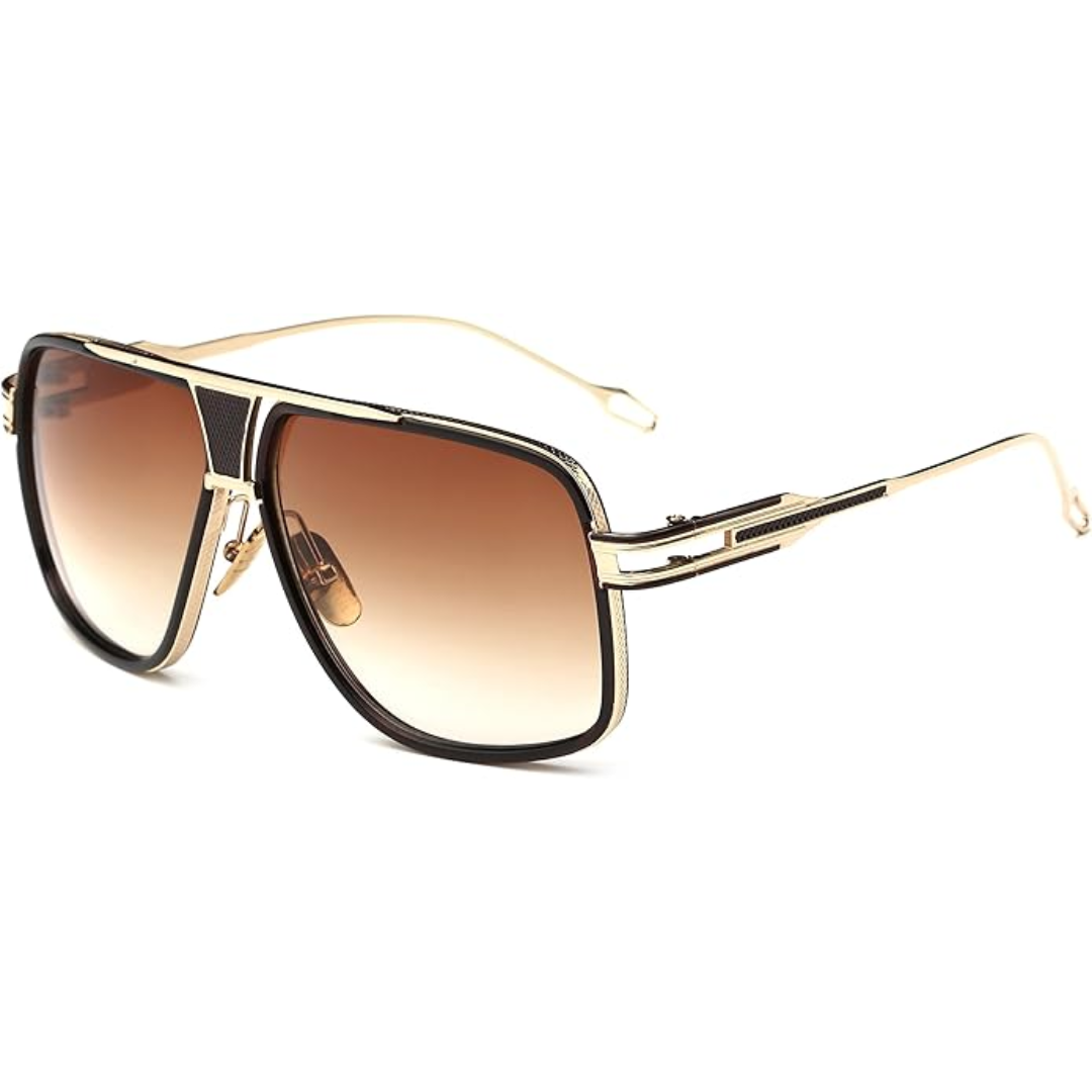 BowLift | Men’s Aviator Sunglasses with Alloy Frame and UV Protection