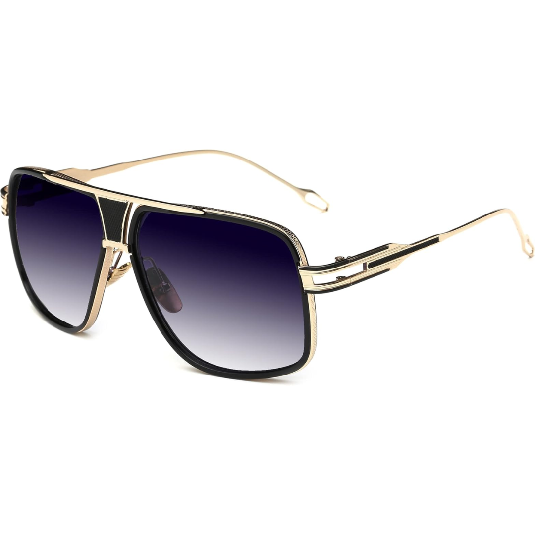 BowLift | Men’s Aviator Sunglasses with Alloy Frame and UV Protection