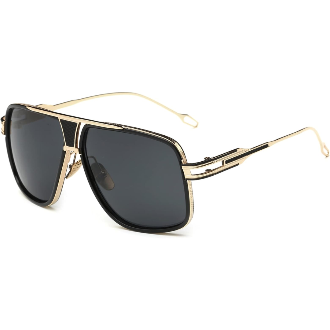 BowLift | Men’s Aviator Sunglasses with Alloy Frame and UV Protection