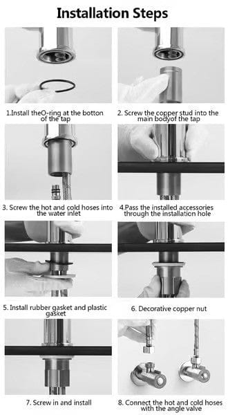 BowLift | FLEXISPOUT – Flexible 360° Basin Tap with Spray Function