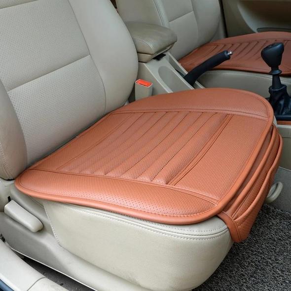 BowLift | Leather Bamboo Charcoal Car Seat Cushion-Absorbing odor(Four Seasons Universal)