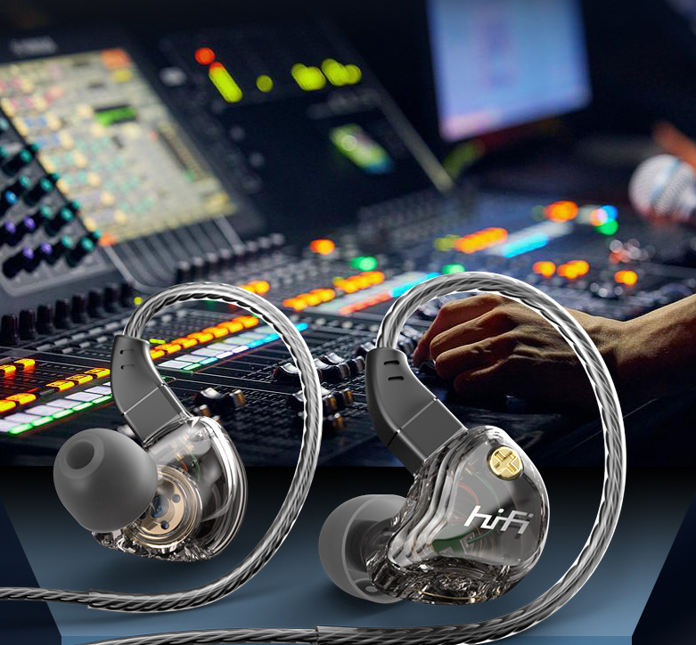 BowLift | HiFi In-ear Headphones, with High-quality Sound, Changeable Cable Design, Mounting Ear Design & Ergonomics, for Sports, Study & More
