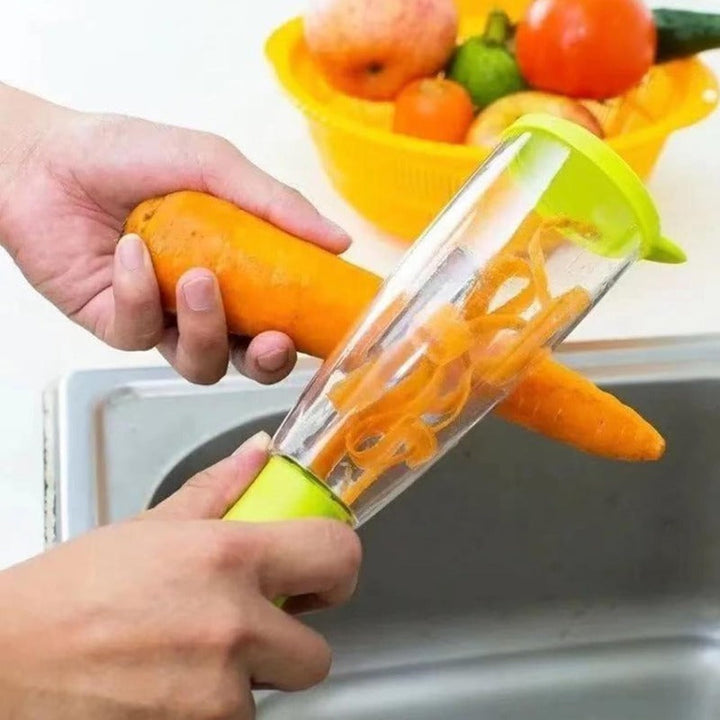 Vegetable Peeler with Container Bowlift