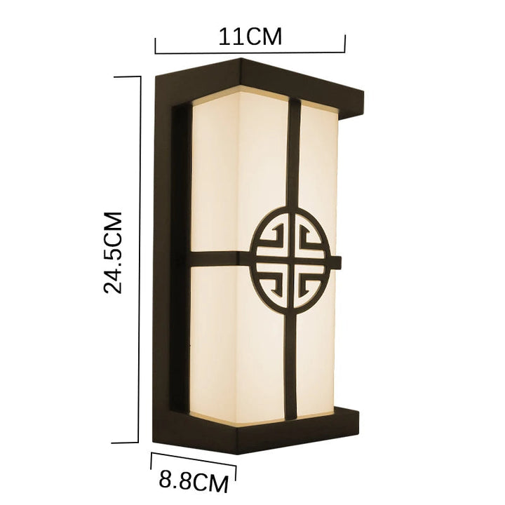 BowLift | LumeRadar | Modern LED outdoor wall light with IP65 & radar sensor