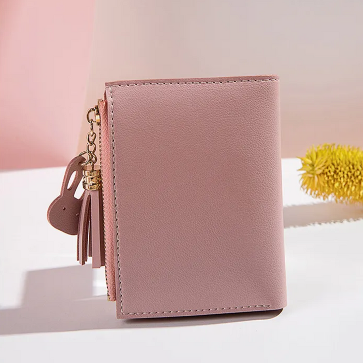 Mini Wallet with Trendy Tassel Bowlift