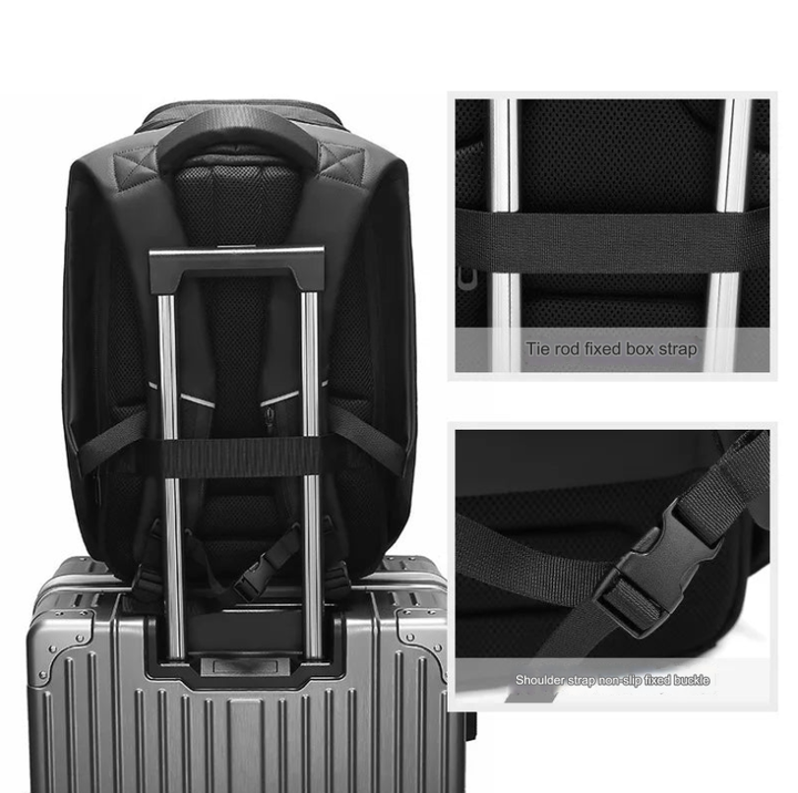 BowLift | Business Travel RFID Blocking Pocket Multi-Layer Backpack