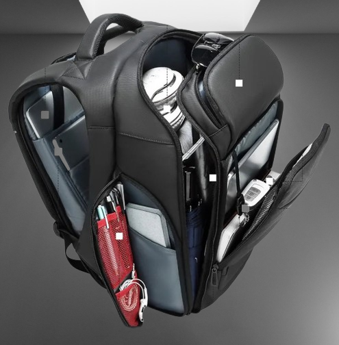 BowLift | Business Travel RFID Blocking Pocket Multi-Layer Backpack