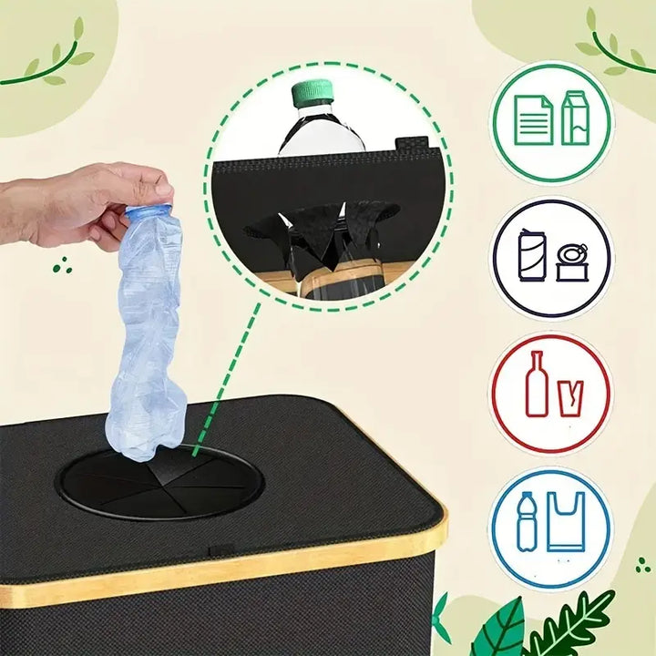 BowLift | 2in1 Foldable Storage Bag for Plastic Waste or Deposit Bottles