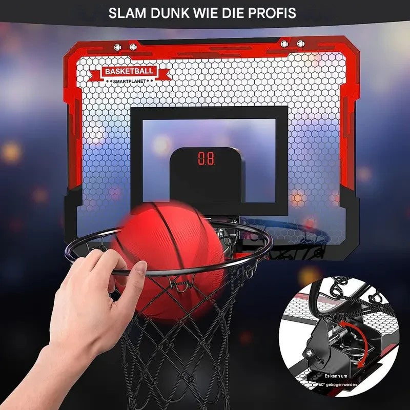 BowLift | Mini Basketball Hoop with Electronic Scoreboard - BouncePro