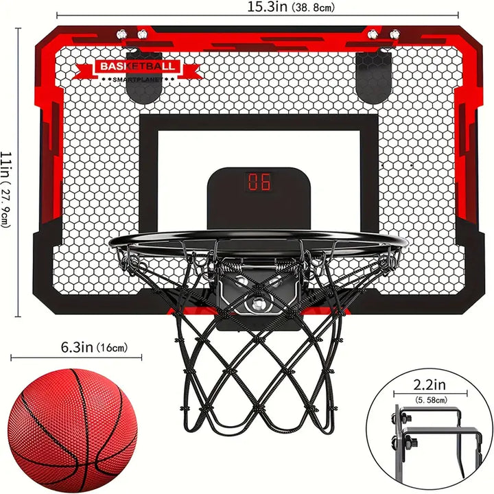 BowLift | Mini Basketball Hoop with Electronic Scoreboard - BouncePro