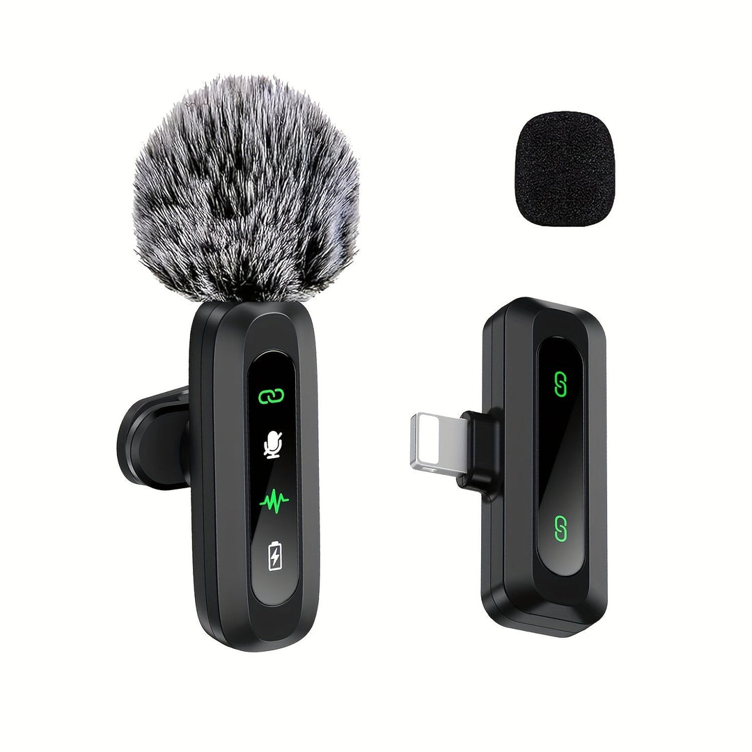 BowLift | SoundSnap Wireless Clip Microphone – USB-C Microphone for Smartphone and Tablet