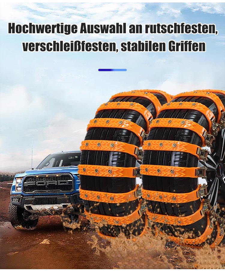 Non-slip tire chain | Ultimate car safety | Bowlift
