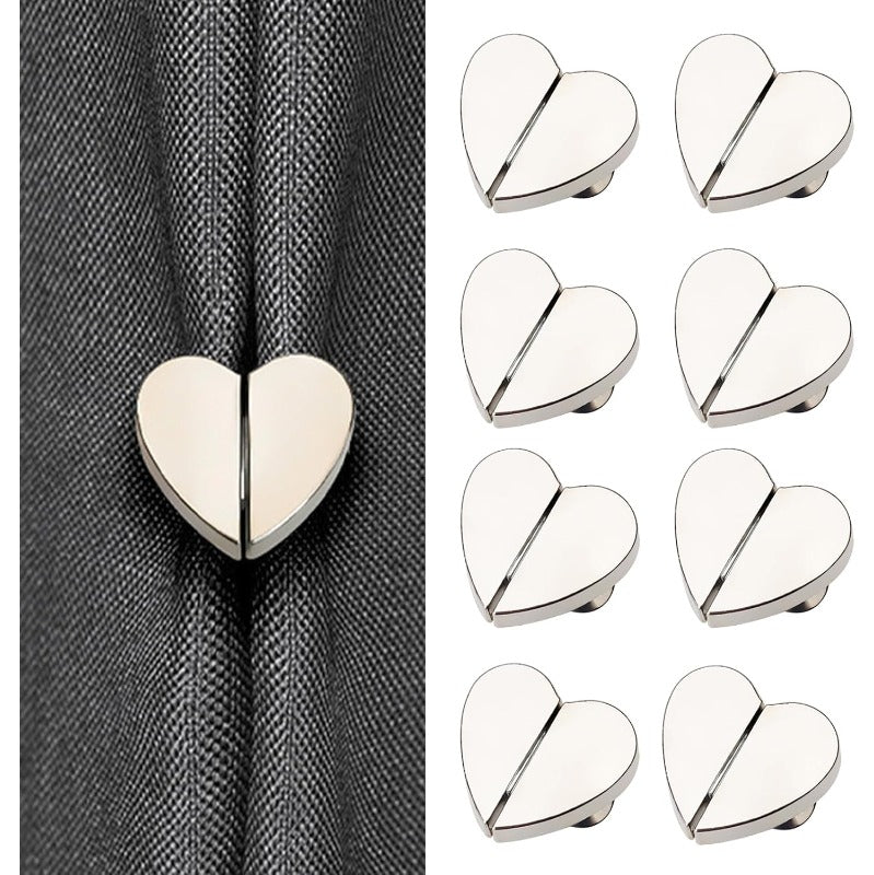 Heart-Shaped Magnetic Curtain Fasteners Bowlift