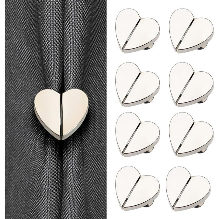Heart-Shaped Magnetic Curtain Fasteners Bowlift