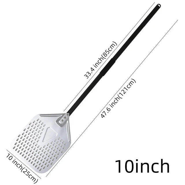 Big Pizza Perforated Shovel Paddle Handle for Oven Pizza Baking Tool | Bowlift
