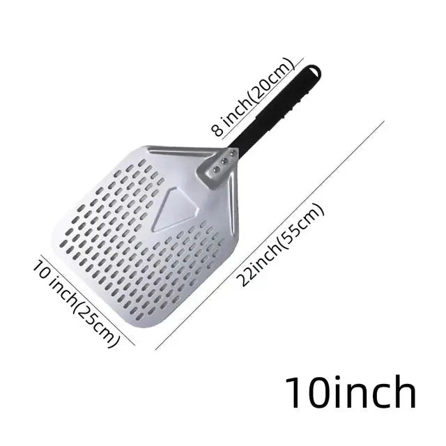 Big Pizza Perforated Shovel Paddle Handle for Oven Pizza Baking Tool | Bowlift