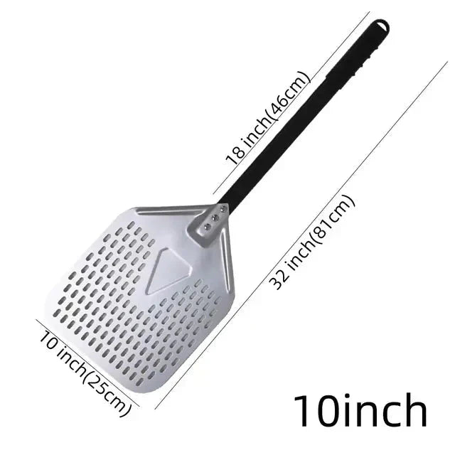 Big Pizza Perforated Shovel Paddle Handle for Oven Pizza Baking Tool | Bowlift