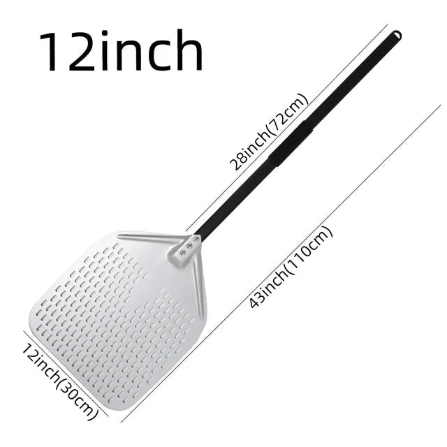 Big Pizza Perforated Shovel Paddle Handle for Oven Pizza Baking Tool | Bowlift