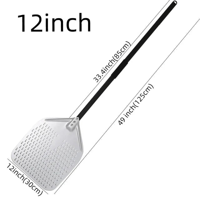 Big Pizza Perforated Shovel Paddle Handle for Oven Pizza Baking Tool | Bowlift