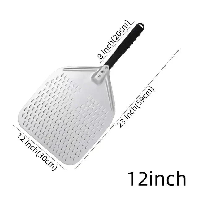 Big Pizza Perforated Shovel Paddle Handle for Oven Pizza Baking Tool | Bowlift
