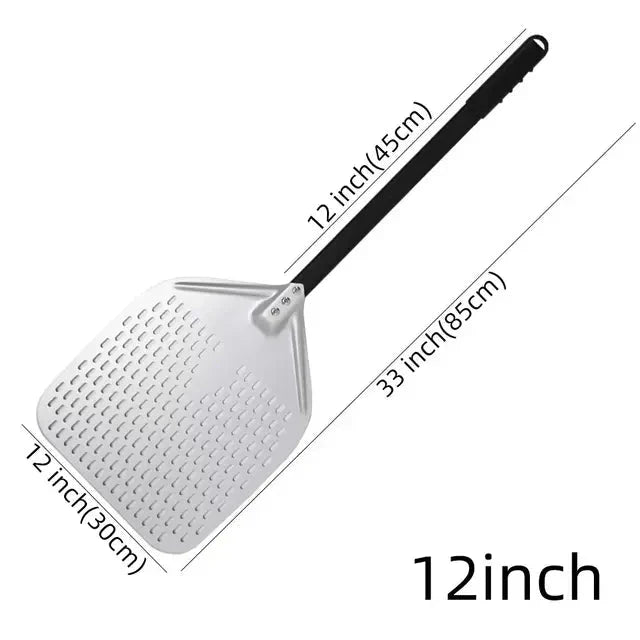Big Pizza Perforated Shovel Paddle Handle for Oven Pizza Baking Tool | Bowlift