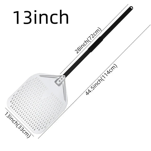 Big Pizza Perforated Shovel Paddle Handle for Oven Pizza Baking Tool | Bowlift