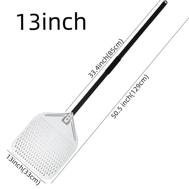 Big Pizza Perforated Shovel Paddle Handle for Oven Pizza Baking Tool | Bowlift