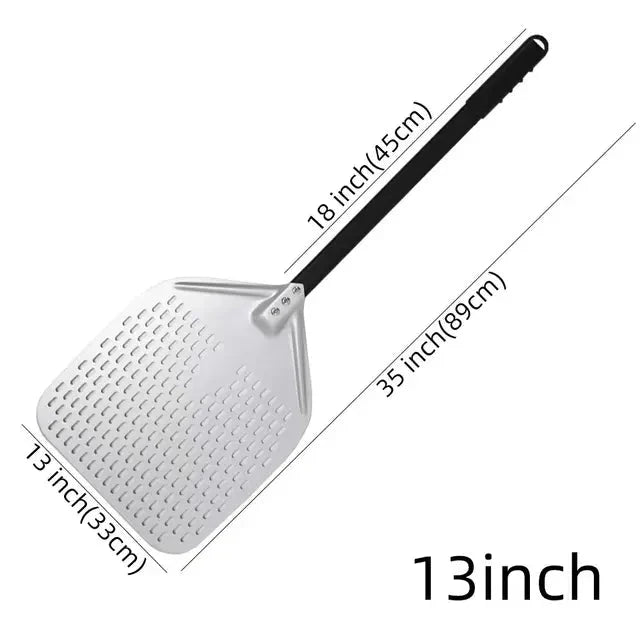 Big Pizza Perforated Shovel Paddle Handle for Oven Pizza Baking Tool | Bowlift