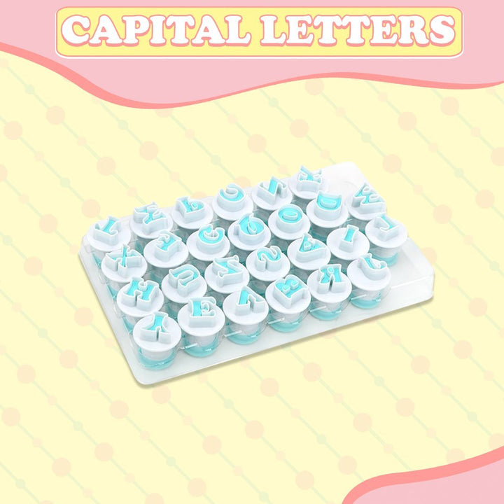 Alphabet Fondant Plunger Cutter | Bowlift