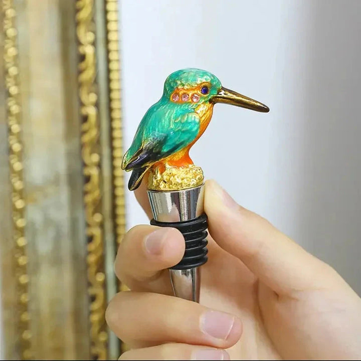 Bird Metal Wine Bottle Stopper Handmade Stopper Home Bar Accessories | Bowlift