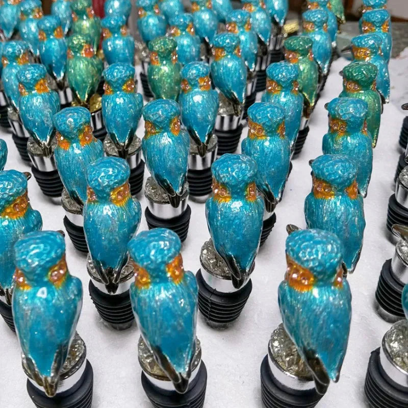 Bird Metal Wine Bottle Stopper Handmade Stopper Home Bar Accessories | Bowlift