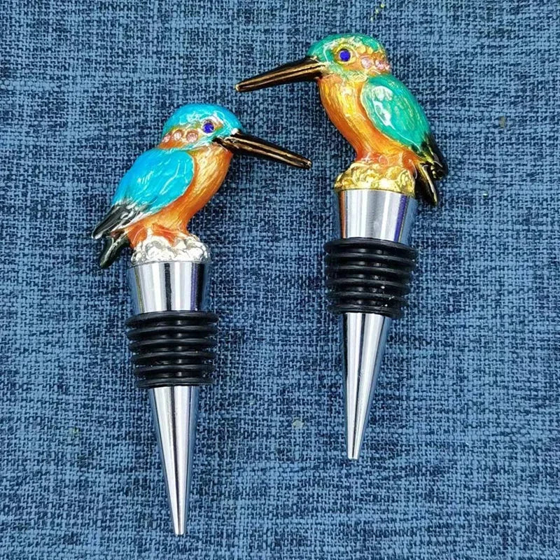 Bird Metal Wine Bottle Stopper Handmade Stopper Home Bar Accessories | Bowlift