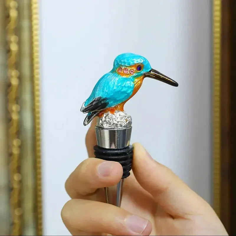 Bird Metal Wine Bottle Stopper Handmade Stopper Home Bar Accessories | Bowlift