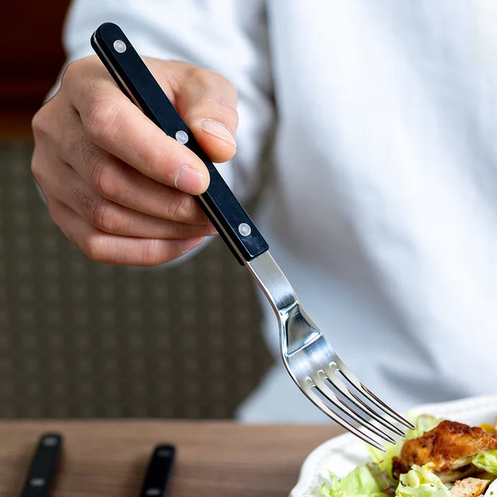 BowLift | 24-Piece Stainless Steel Cutlery Set with Engraved Design - BistroLine