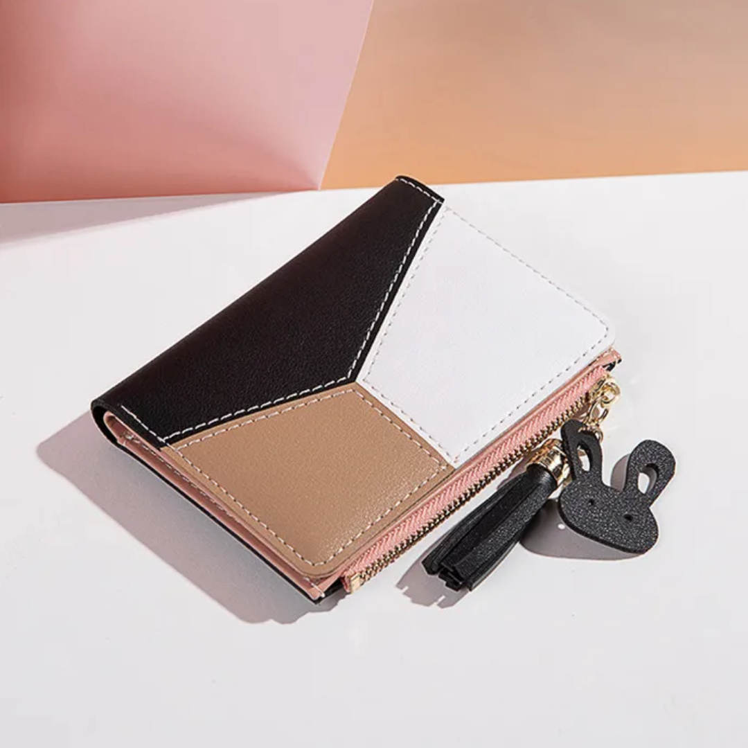 Mini Wallet with Trendy Tassel Bowlift