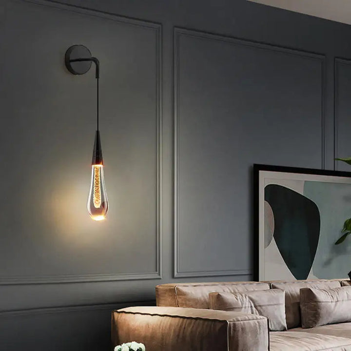 BowLift | GlimmerGlass | Modern Crystal Raindrop Light