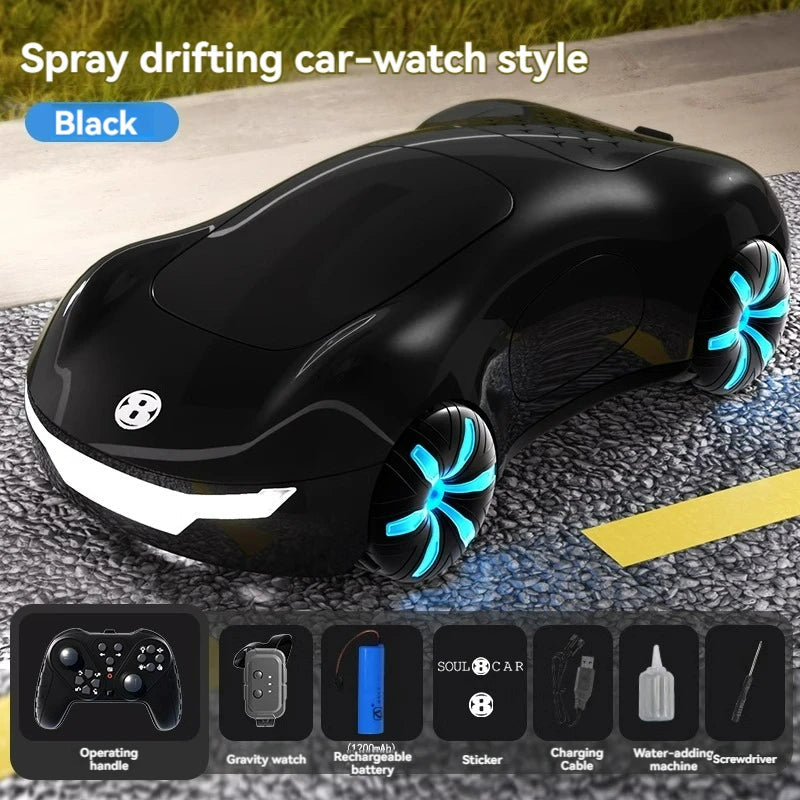 BowLift | Rechargeable Gesture Control RC Spray Effect Stunt Car