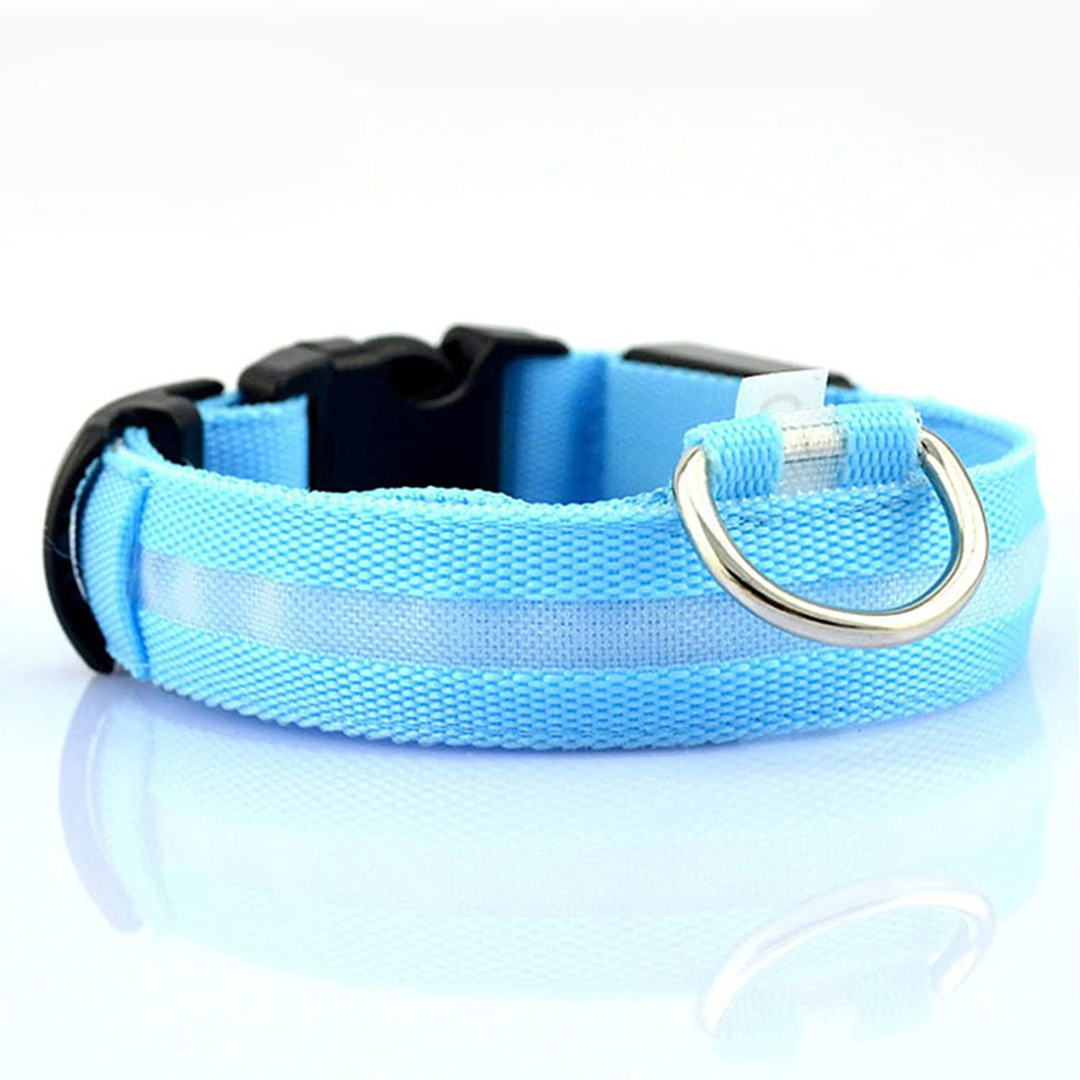 BowLift | Luminous Animal Collar with LED Light – Rechargeable, Waterproof, Adjustable Fit for Enhanced Safety at Night