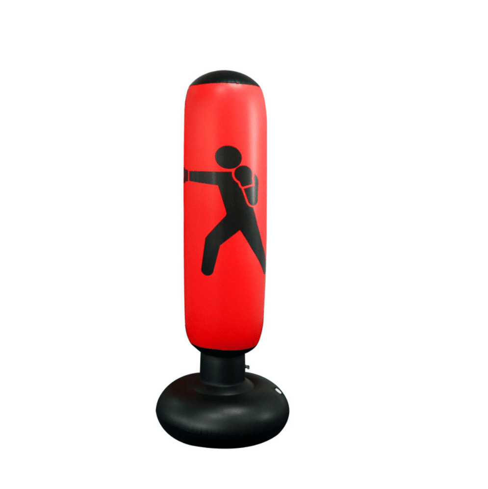 Inflatable punching bag red, yellow or black (for the whole family) | Bowlift