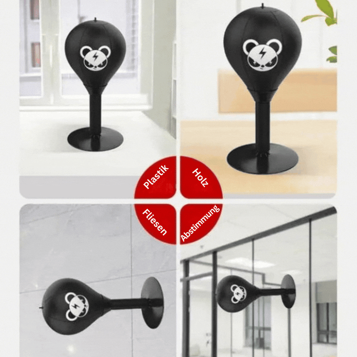 BowLift | Box ball with strong suction cup base – PowerStrike