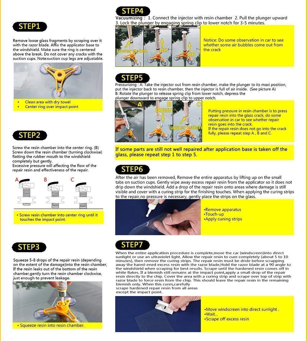 BowLift | Cracked Glass Restoration Kit