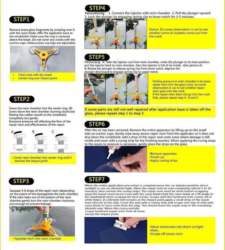 BowLift | Cracked Glass Restoration Kit