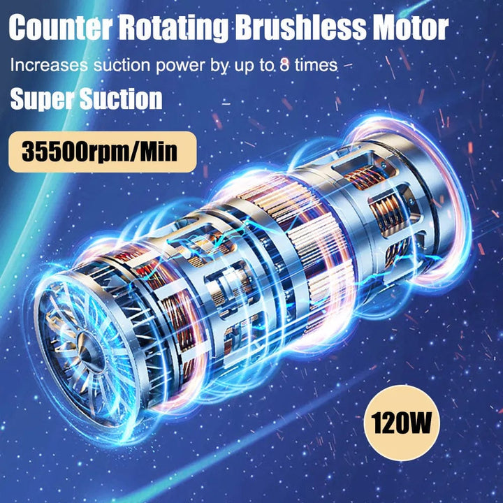 BowLift | Car Vacuum Cleaner - Powerful and Compact Car Vac for Quick Cleaning