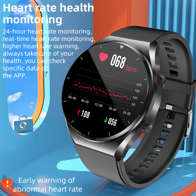 BowLift | One-Click Blood Sugar|Blood Glucose Blood Pressure ECG|ECG HRV Heart Rate Monitor Health Smart Watch