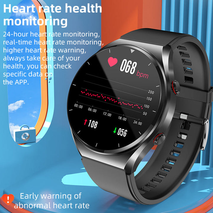 BowLift | One-Click Blood Sugar|Blood Glucose Blood Pressure ECG|ECG HRV Heart Rate Monitor Health Smart Watch