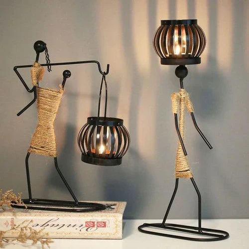 Retro Elegant Candle Holder for Interior Bowlift